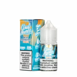 Cloud Nurdz Nic Salt - Peach Blue Razz Iced 30mL