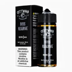 Cuttwood Boss Reserve 120ml Vape Juice - Honey Graham Banana