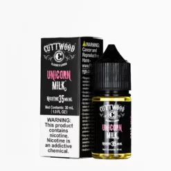 Cuttwood Unicorn Milk Strawberry Cream Vape Juice Salt Nic