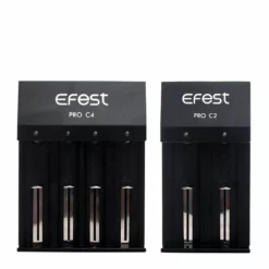 Efest PRO C Battery Charger - 18650, Non Slip Legs