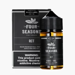 Four Seasons Black Label RCT 60ml Roasted Tobacco E-Liquid