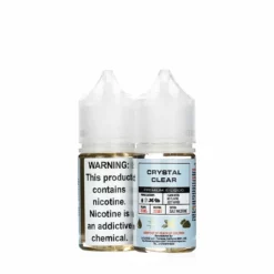BSX Vapor Salt Nic - Crystal Clear - Flavorless USA 30ml