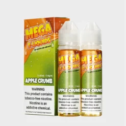 Mega E-Liquid - Apple Crumb - 120mL 70VG/30PG Dessert