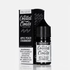 Coastal Clouds Salt Apple Peach Strawberry 30ml Nic Salt