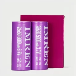 Imren 26650 5000mah 50A Rechargeable Battery 2 Pack